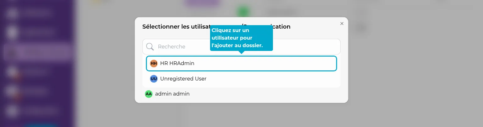 Ordnerseiten-Benutzersuchzeile