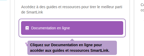 单击在线文档以访问 SmartLink 的指南和资源。